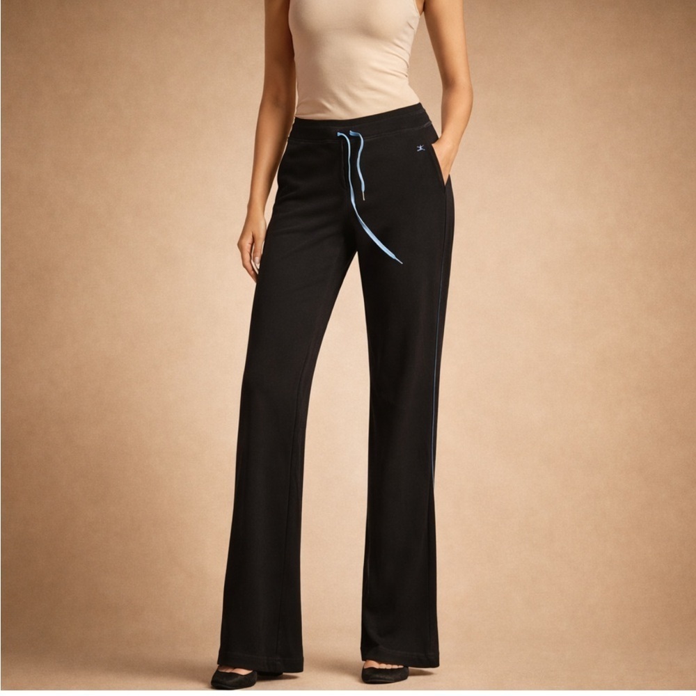 Danskin Black Athletic Straight-Leg Pants – Women’s Medium (8–10)